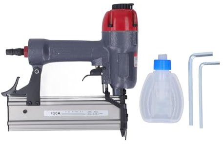 Kraftfull pneumatisk nagelpistol Fast Aluminium Alloy Air Nailer Woodworking Furniture