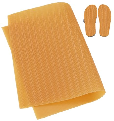 HOBBIESAY 1 hoja de goma para zapatos, 3 mm de grosor, antideslizante, para manualidades, reparación, para zapatos, botas, material de suelo, 14,9 x 11 pulgadas