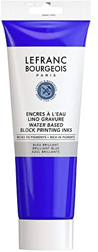 SG Education CC 188910 C och C Lino Ink, 250 ml volym, briljant blå