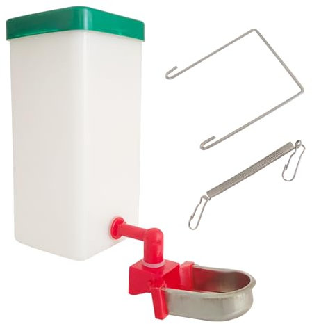 Kaninchen Automatischer Wasserspender 1000ml Hängend Haustier Trinkflasche für Meerschweinchen Chinchillas Igel Frettchen (1pcs, Plastik)