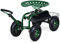 RELAX4LIFE Rollsitz mit Ablage Korb, Gartensitz mit Ausziehbarem Griff 4 Rädern, Gartenrollsitz Fahrbar & 360 ° Drehbar & Höhenverstellbar, Arbeitssitz bis 150kg Belastbar, für Gartenarbeit