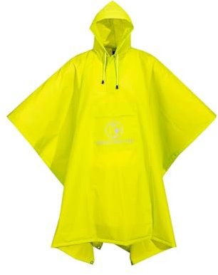SCHIETWETTER Herren Unisex Regenponcho Schauerregen Eva, Regenjacke, Funktionsjacke, Fahrradbekleidung, wasserdicht, mit Kapuze