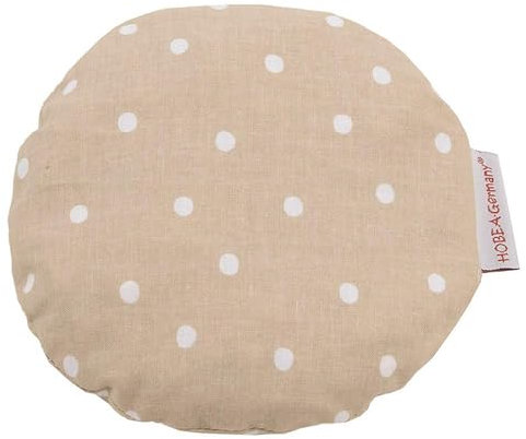 HOBEA-Germany Kirschkernkissen - Wärmekissen in verschiedenen Designs : Punkte beige