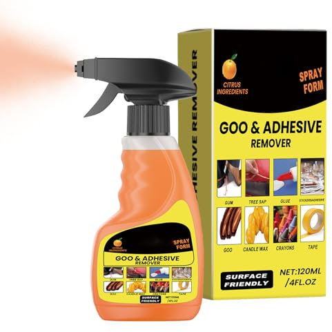 Espray quitapegamento, 120 ml, versátil para azulejos, alfombras, papel pintado, muebles de madera