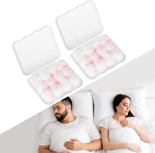 ABOHU 12 Paia Tappi per le Orecchie per Dormire in Cera, Tappi per orecchie, tappi auricolari in pellet di cera Riduzione del Rumore Proteggere l'udito di Adulti e Bambini