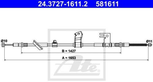 ATE 24.3727-1611.2 Système de Servofrein
