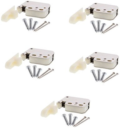 5 Stück Möbel-Schnäpper Schrank-Federschnäpper Schubladen Druckverschluß MINI-LATCH Türschnapper Möbelbeschläge