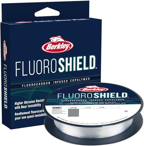 Berkley FluoroShield Fluorocarbon Fiskelina, genomskinlig