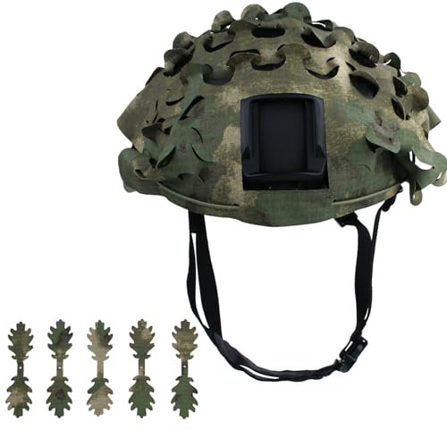 Wilgure Helmüberzug 3D Laserschnitt Helmüberzug Fast Helmüberzug Enhanced Protect Jagd Airsoft Helmzubehör Camouflage Kampfhelm Fast Helmüberzug Helmüberzug Für Airsoft