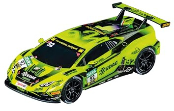 Carrera GO!!! 20064275 Lamborghini Huracán GT3 Evo II Mirko Bortolotti, No.92 (2024) I 1:43 Scale Slot Car I With Original License I Suitable For Ages 6 Years+