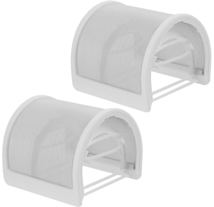 DOITOOL 2pezzi Filtro Pop per Microfono Protezione Ventilazione Forma di U Copertura Antivento per Microfono Portatile