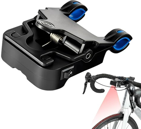 XPJBKC Calibrateur de guidon de vélo, calibrateur laser à chargement USB, indicateur d'alignement professionnel, réglage du centre de selle, accessoire d'entretien de vélo