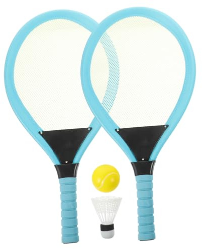 OSOLADY 2Pcs Lightweight Tennis Racket for Includes Rackets and Balls for Outdoor Sports and Beach Games Ages Random Handle Color