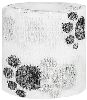 Vendaje autoadhesivo - Funda transpirable para perros, cohesión para mascotas, cuidado de heridas multifuncional, cinta médica elástica de protección deportiva fuerte, uso diario