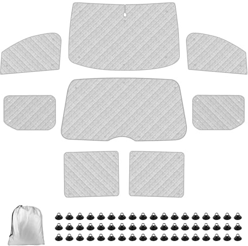 Protector de Parabrisas Compatible con VW Caddy Life Tramper (SWB) 2020-2026 - Cubierta de Parabrisas de Coche, Parasol Coche Termico, Cubierta de Parasol Interna para Automóvil, Parasol Plegable