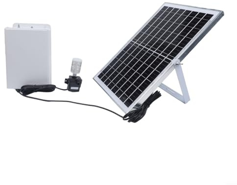 Laghetto solare con batteria di riserva, acqua solare veloce per kit fontana da giardino, aeratore per acquari e ossigenazione dello stagno, fornitura di energia alternativa impermeabile (9 V 10 W