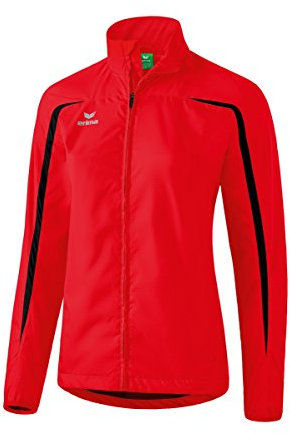 Erima Damen Leichtathletik Laufjacke (8060701), rot/schwarz, 36