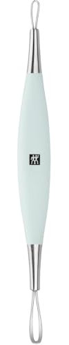ZWILLING Mitesserentferner (Sanfte und Hygienische Entfernung von kleineren Hautunreinheiten, Zwei Schlaufen Größen, Soft-Touch Grip), Premium, Mint