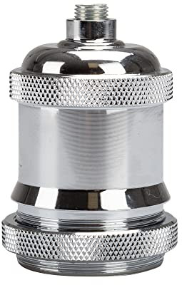 Portalampada E27 vintage Edison attacco cromato EC426