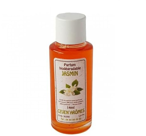 Extrait de parfum Jasmin, fabrication française dans les Cevennes. Pour pot pourri, platre, diffuseur...