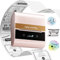 Memoking Etikettendrucker Bluetooth, Thermo Etikettiergerät M260 80mm Beschriftungsgerät Selbstklebend Etikettendrucker Kompatibel mit iOS und Android für Einzelhandel, Büro-Rosa
