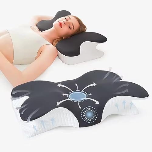 Memory Foam Kissen, Nackenkissen, Seitenschläferkissen, Kissen, Kopfkissen, Nackenstützkissen, orthopädisches Kissen, ergonomisches Kopfkissen, Kopfkissen nackenschmerzen, Bauchschläferkissen