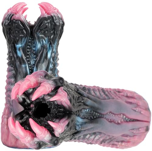 Male Masterubaters Sex Toys for Men Silicone Pocket Pussy Stroker Masturbation Cup, Fantasy Oral Sex Doll Blowjob Machine with Lifelike Textured Vagina Anus for Penis Training (Beast Claws)