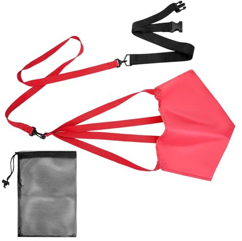 Paracaídas De Natación - Cinturón De Resistencia Ajustable De 170 G, Entrenamiento De Arrastre Profesional | Ejecutora De Fortaleza De Natación, Equipo De Entrenamiento De La Piscina, Equipo
