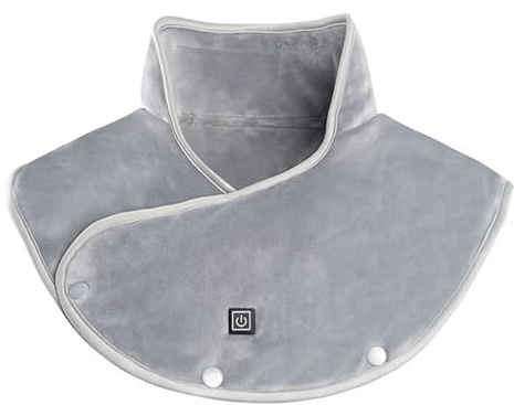 Almohadilla Térmica para Hombros - Chal de Compresión Caliente con 3 Niveles Térmicos - Manta Eléctrica para Cuello Almohadillas Térmicas | Para Hogar Oficina Apartamento Dormitorio Viaje Vacaciones I