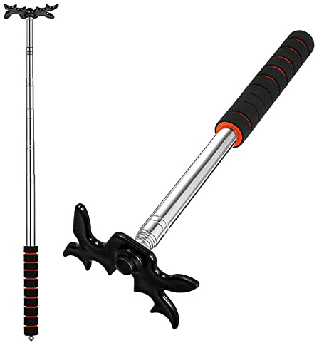 Masslla 2 per coda da biliardo, retrattili, con testa a ponte, accessori per coda da biliardo, colore nero
