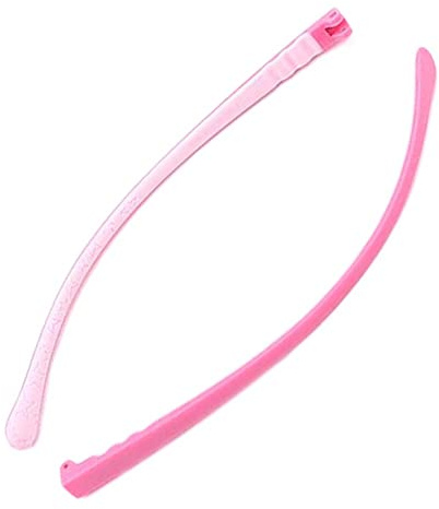 GHJrtHFJ Recambio de patillas para gafas, 1 par de patillas silicona for gafas niños, repuesto universal for reparación monturas miopía for estudiantes