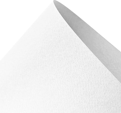 Netuno 100x vit kartong A4 210 x 297 mm 220g Prisma Bianco kartong med relief på en sida för inbjudningar dekoration scrapbooking pyssel gratulationskort visitkort