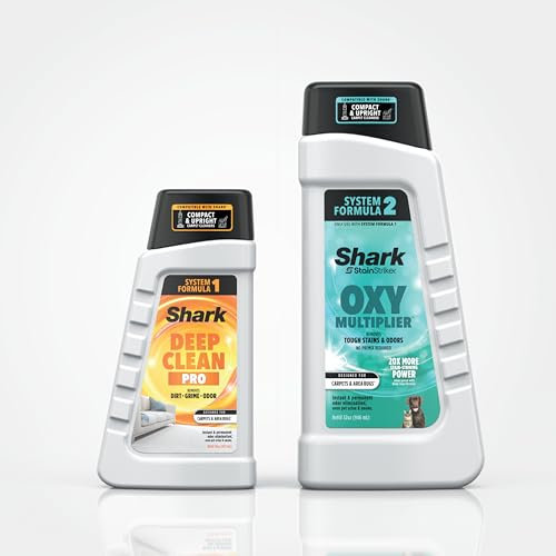 Shark PXCMBUNDLE StainStriker Complete Bundle for Shark StainStriker portable cleaners, for carpets & area rugs, instantly eliminates odors, 32oz OXY Multiplier and 16oz Deep Clean Pro
