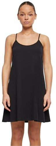 Urban Classics Ladies Stretch Jersey Hanger Dress Donna Miniabito Nero L 95% Cotone, 5% Spandex