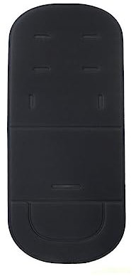 budiniao Kinderwagen Sitzmatte Liner Einseitiger Kinderwagen Rutschfestes Kissen Trolley Komfortables waschbares Pad Zubehör, Schwarz
