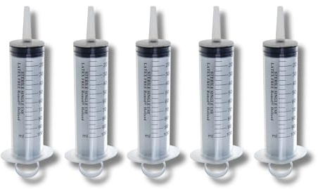 Romed Blasenspritzen Einmalspritzen steril verpackt 100 ml (Menge: 5 Stück)