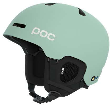 POC Fornix MIPS - Leichter Ski- und Snowboardhelm für einen optimalen Schutz auf der Piste, bei Skitouren und Freeriden, Apophyllite Green Matt, XS-S (51-54cm)
