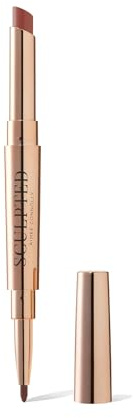 Lip Duo 2-in-1 Lipstick & Liner from Sculpted by Aimee (Nude) - Travel-Friendly, Double-Ended Lip Duo to Sculpt, Shape & Colour Lips