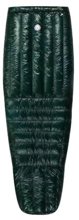 WIND HARD Twilight Series Ultraleichtes Daunen Schlafsack Quilt 10D Gewebe, 800FP Daunen Für Wandern, Camping & Outdoor Aktivitäten, Ultralight für Rucksacktouren (Green, Twilight Lengthen)