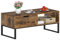 fevarbord TV-Schrank TV-Ständer mit Schublade bis zu 50 Zoll Lowboard schwarz Fernsehtisch aus Holz und Metall TV-Möbel für Wohnzimmer 106 x 48 x 43cm