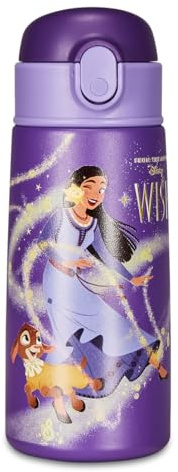 SEVEN Borraccia Termica Borraccia WISH - per Bambini con Cannuccia 460 ML NO BPA - Asilo, Scuola Elementare - Acciaio Inox, Mantenimento Temperatura fino a 24h