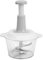 Tritatutto Manuale, Regerly 1 Pezzo 1.5l Taglia Cipolle Manuale Trita Cipolle Trita Verdure Manuale Tritatutto Manuale Con 3 Lame In Acciaio Inossidabile (bianco)