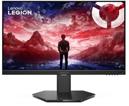 Lenovo Legion 25-10 - Écran Gaming Pro 24.5'' FHD (IPS Panel, 320Hz, 0.5ms MPRT, HDMI 2.1, DP 1.4, Câble DP, AMD FreeSync Premium) Réglage en Inclinaison/Hauteur/Rotation/Pivot - Noir
