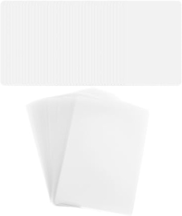 TOVINANNA 100 pièces Plastification Transparentes Mils Film Laminage Thermique Étanche Protection Documents Photos Cartes
