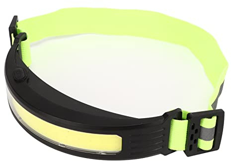 AMONIDA Lampada Frontale, USB 1200mAh Lampada Frontale a Induzione a Fascio Largo 5 modalità di Illuminazione per il Campeggio