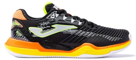 Joma Uomini Point Clay Scarpe da Tennis Scarpa per Terra Rossa Nero - Arancione 42