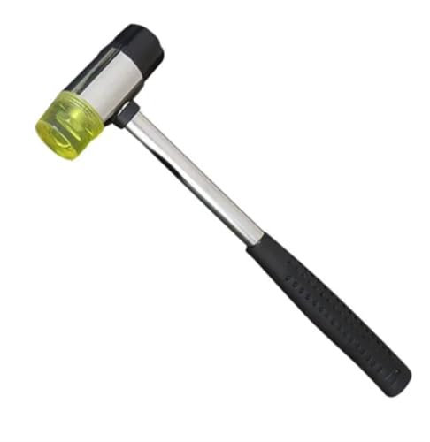 Martello di Gomma Martello for Utensili Maglio in Gomma e Pelle 25 mm Doppia Faccia Morbido Rubinetto Presa Potente Multifunzionale Lavorazione del Legno per Legno Plastica Cuoio