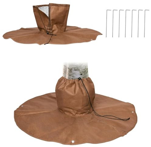 Protection des racines de palmier, protection hivernale pour racines de palmier, protection hivernale contre le gel, protection contre le froid pour plantes et arbres jusqu'à 34 cm de diamètre