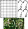 Red de Enrejado,Red para Plantas Trepadoras,Red Jardín Enredadera Malla,Redes para Balcones,Red de Celosía,Red para Plantas Trepadoras,Adecuado para Pepinos,Tomates