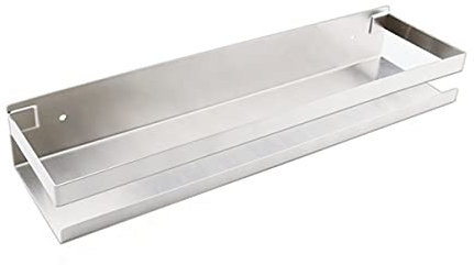 Mensole angolari da bagno moderne, colore nero opaco, mensola da parete per doccia e vasca da bagno, divisorio per bagno, set di accessori (20 cm)